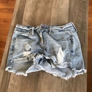 Treasure & Bond Mid Rose Denim Jean Shorts